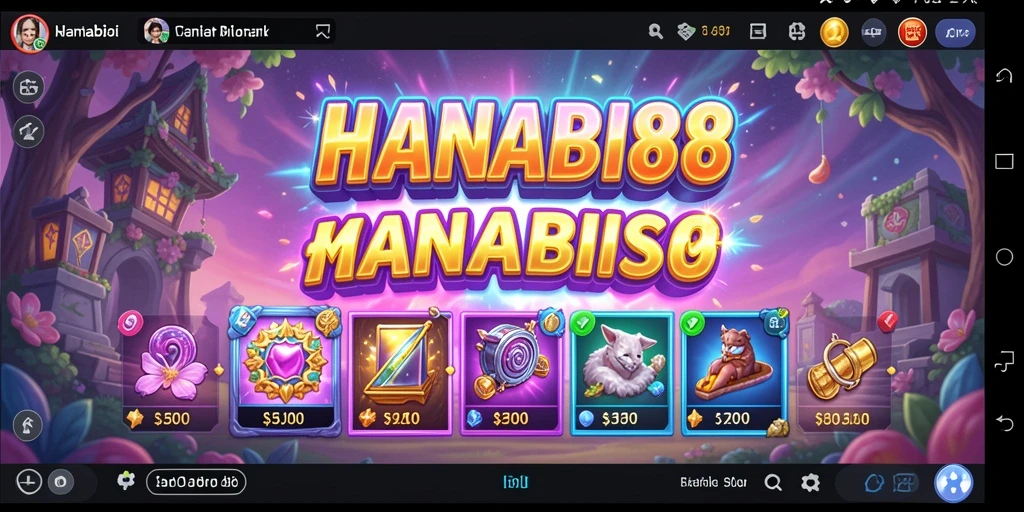 Tampilan gameplay HANABI88 yang menarik dan penuh warna.