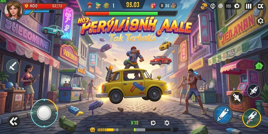 Tampilan gameplay seru dan dinamis di HO3.