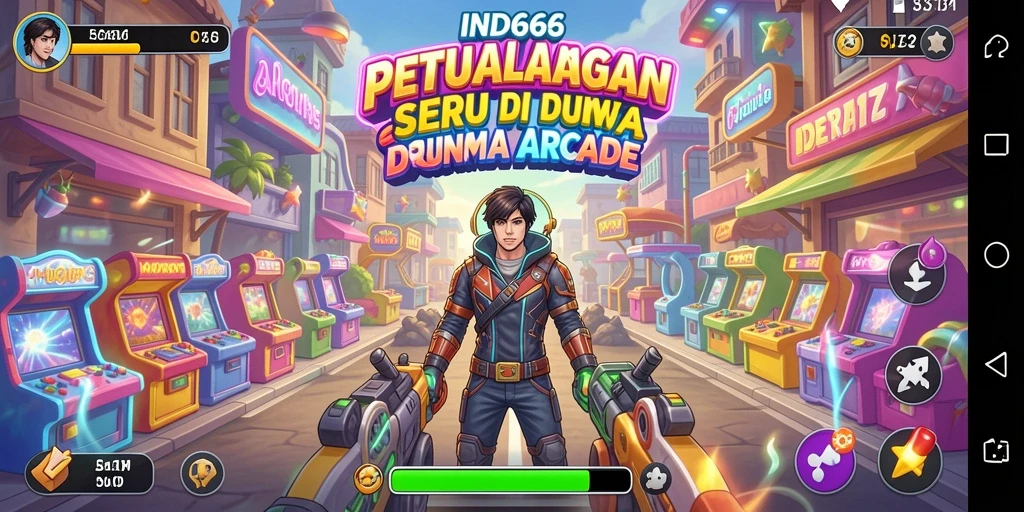 Tangkapan layar dari gameplay seru IND666 yang menantang.