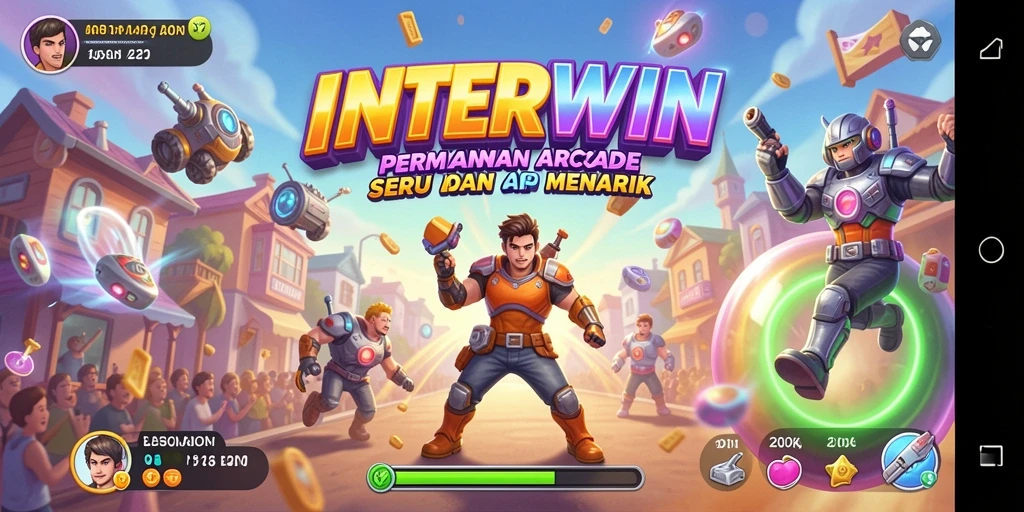 Tampilan gameplay INTERWIN yang menegangkan dan penuh aksi.
