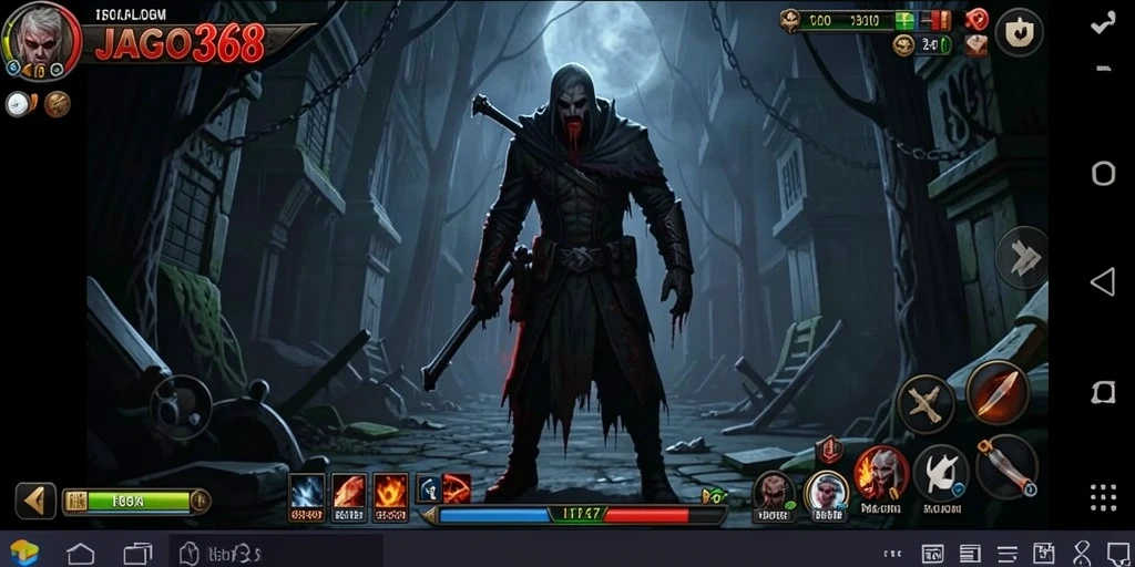 Tampilan dramatis dari gameplay JAGO368 yang penuh ketegangan.