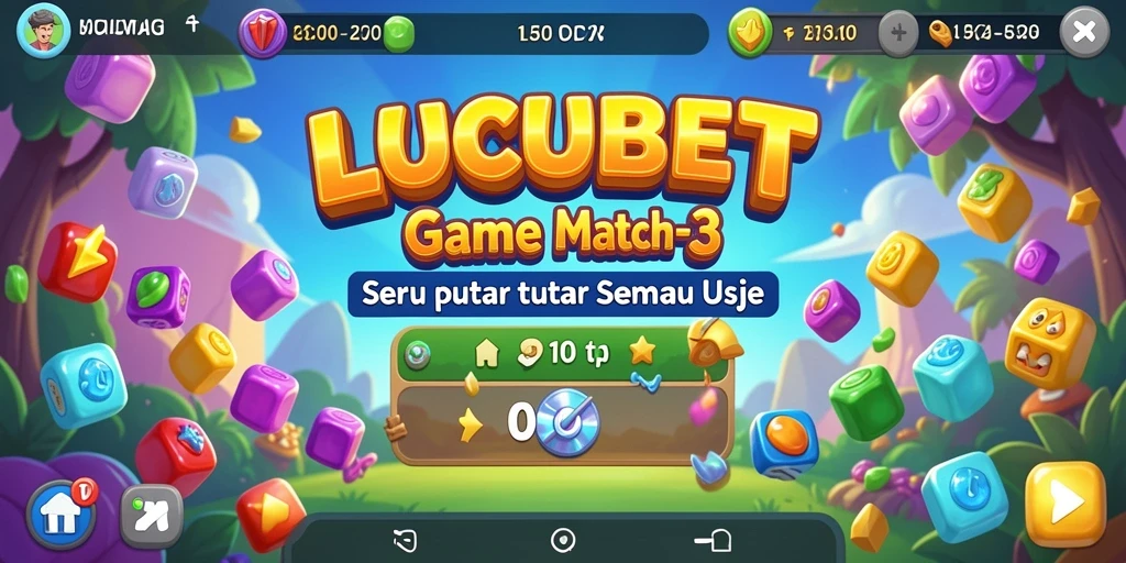 Tampilan gameplay LUCUBET yang menarik di layar.