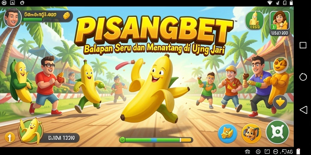 Tampilan gameplay PISANGBET yang memikat saat balapan berlangsung.