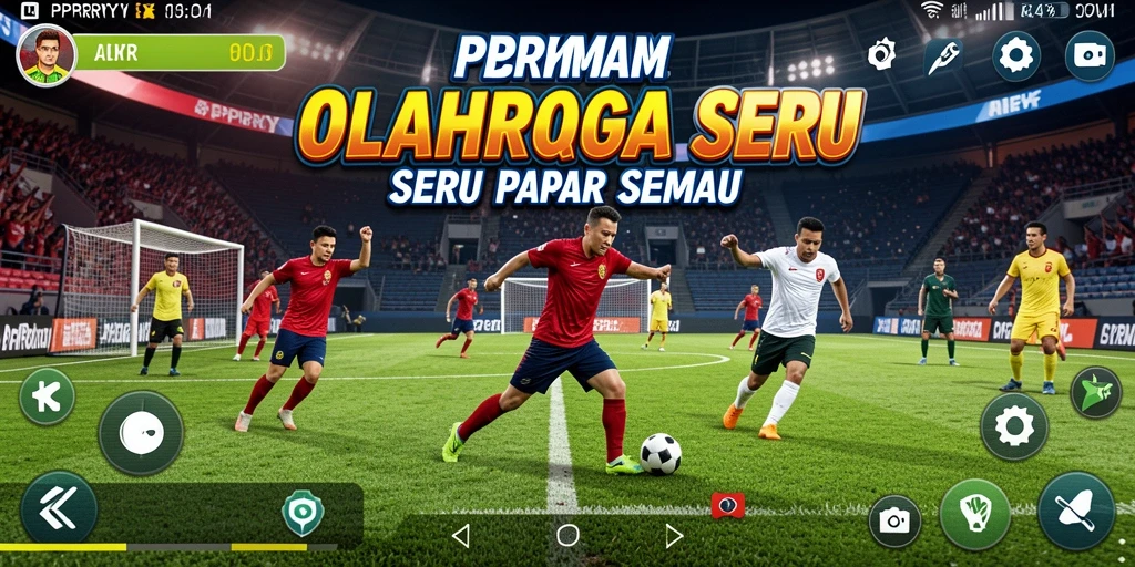 Tampilan screenshot PPRRYY menampilkan aksi seru dalam permainan olahraga.