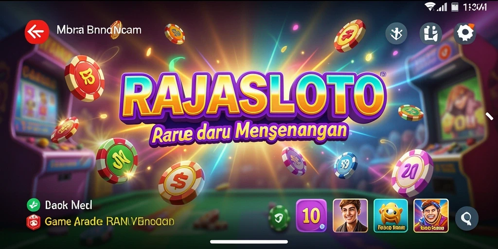 Tampilan gameplay seru dari RAJASLOTO dengan grafis menawan.