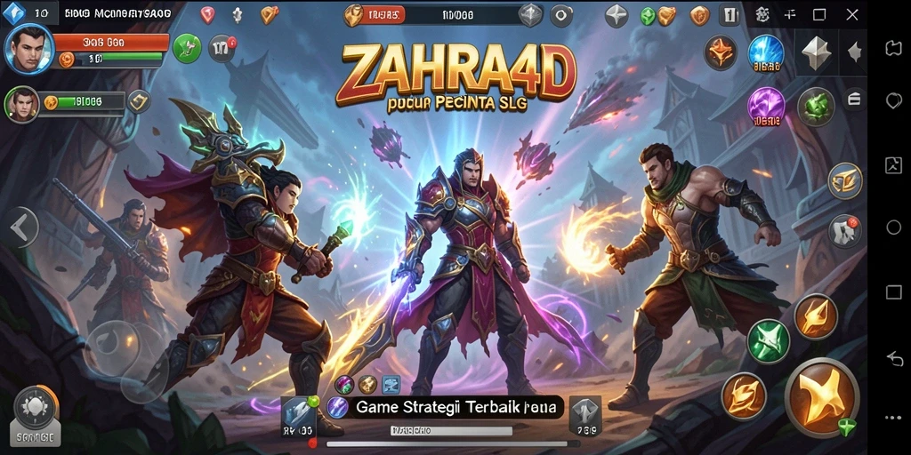 Tampilan gameplay ZAHRA4D yang penuh aksi dan strategi.