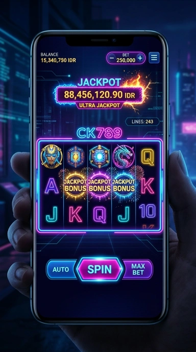 Screenshot fitur unggulan dari aplikasi ck789.